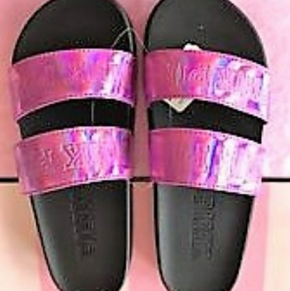 2Pairs for $30 SALE PINK VS  Double Strap Slide - Picture 2 of 3